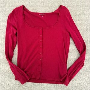 Abercrombie & Fitch Crimson Top